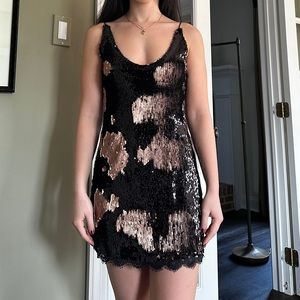 Reversible Sequin Dress